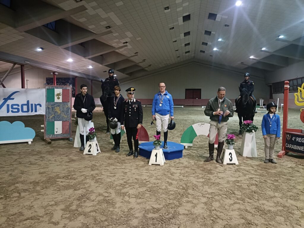 Premiazioni Campionato regionale Open di equitazione FISDIR a Roma