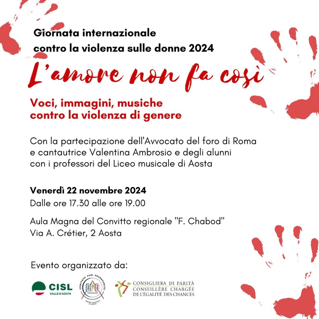 Locandina dell'iniziativa L’Amore non fa così
