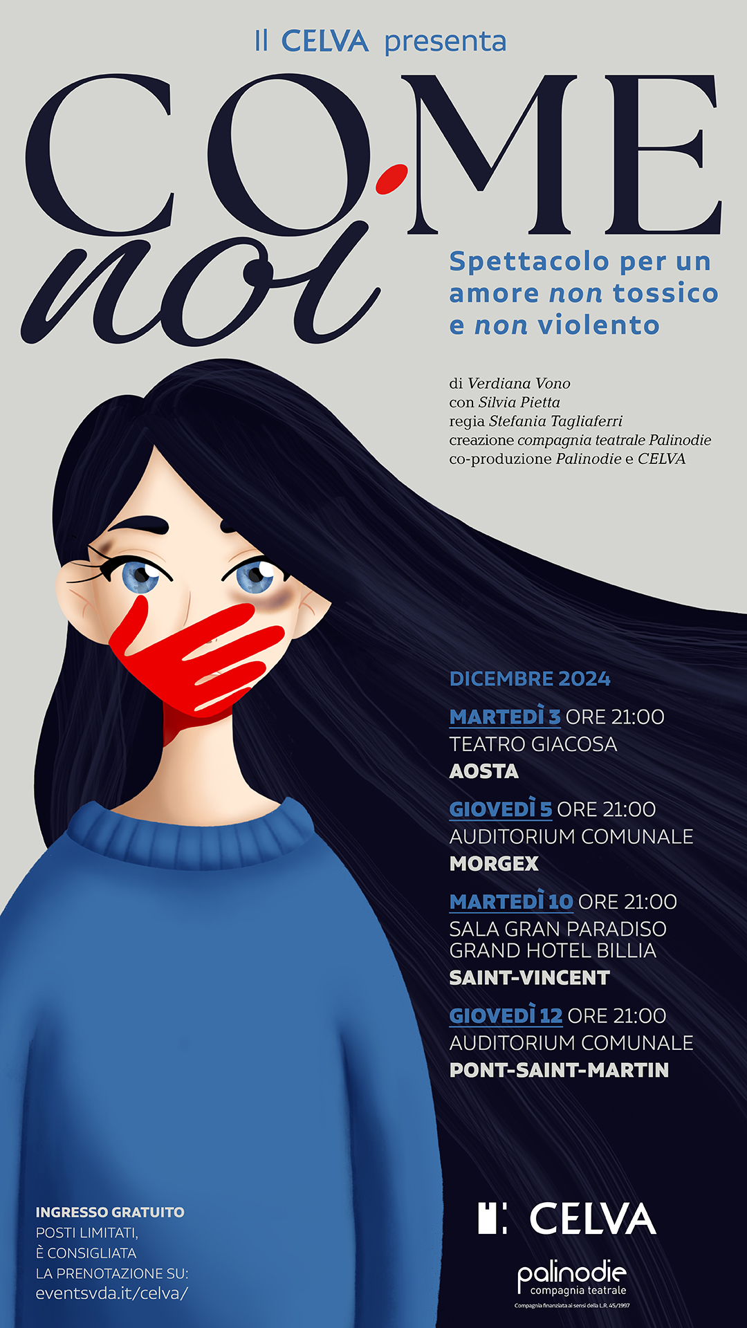 Come noi: uno spettacolo contro la violenza di genere