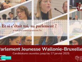 Parlement Jeunesse 2025 Wallonie-Bruxelles : avis de concours à l\'intention des jeunes valdôtains