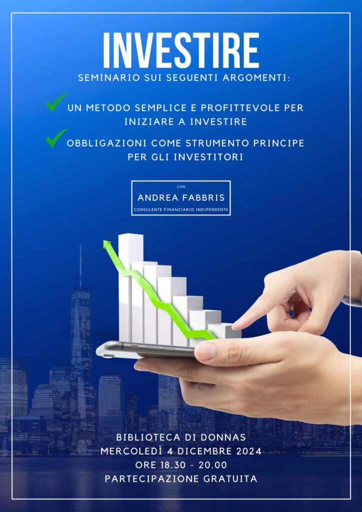 Locandina seminario Investire