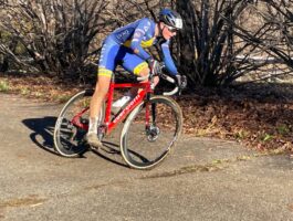 Michel Careri e Matilde Anselmi ai Campionati italiani giovanili di ciclocross a Follonica