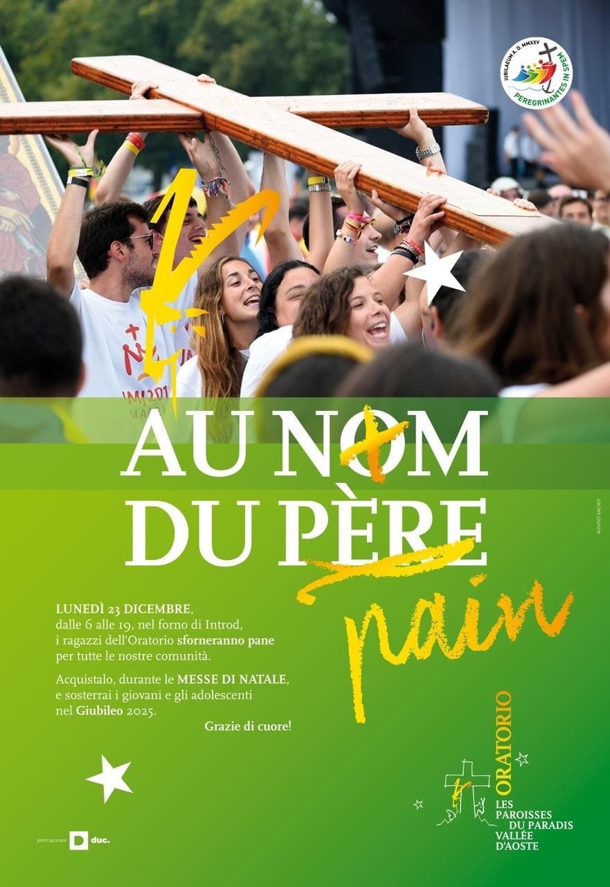 L’Oratorio les paroisses du Paradis celebra la comunità con il pane e la tradizione natalizia