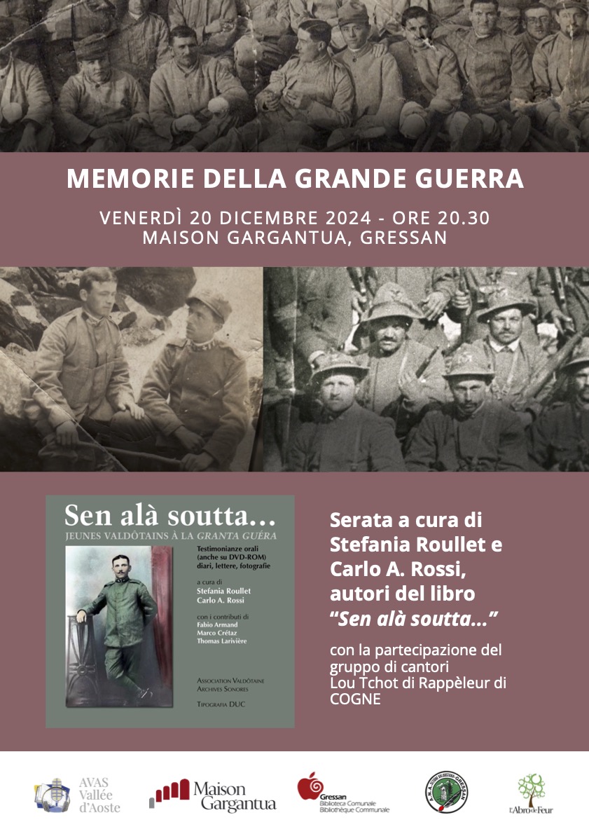 Gressan: una serata sulla Grande Guerra