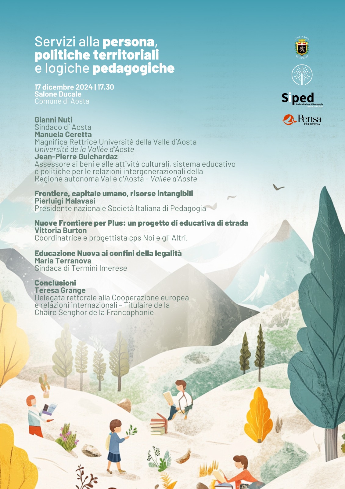 Servizi alla persona e nuove frontiere pedagogiche al centro del dibattito ad Aosta