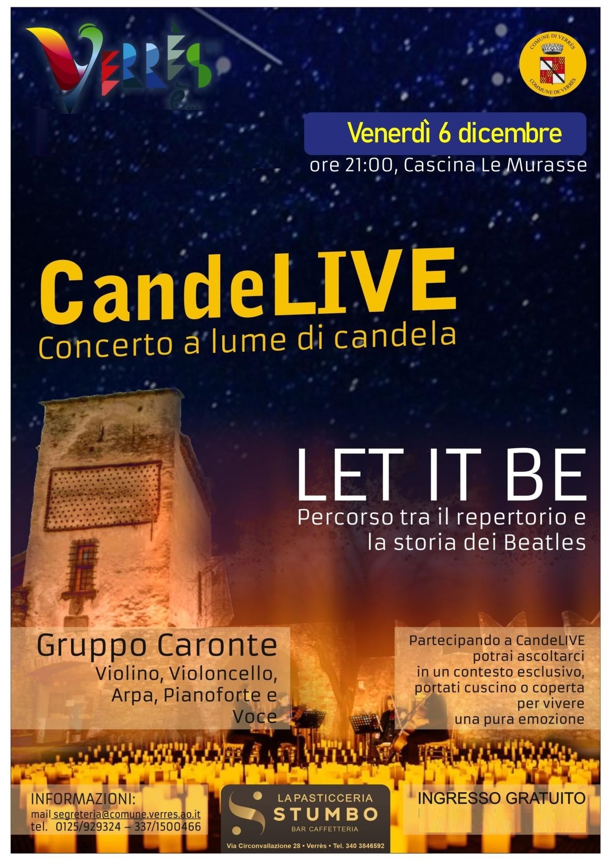 CandeLIVE a Le Murasse di Verrès