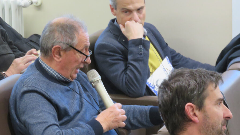 Paolo Cheney durante l'Assemblea del Cpel
