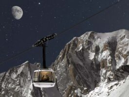 Aperitivo di San Valentino sospesi nel cielo di Skyway Monte Bianco