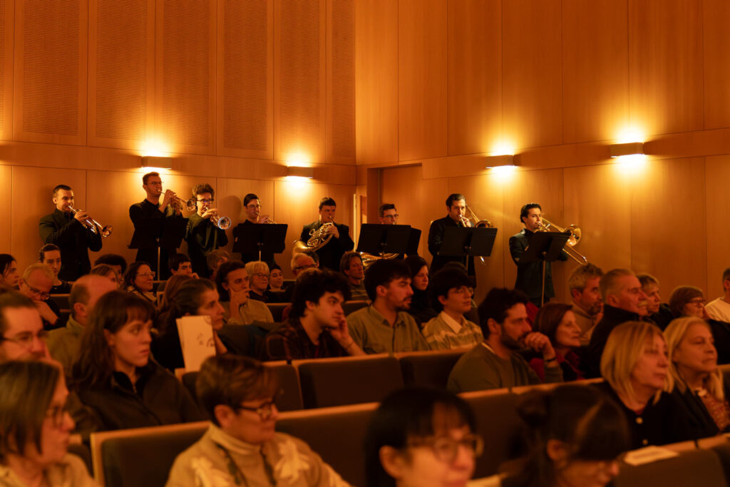 Un momento dell'inaugurazione dell' anno accademico del Conservatoire 2025 apertura