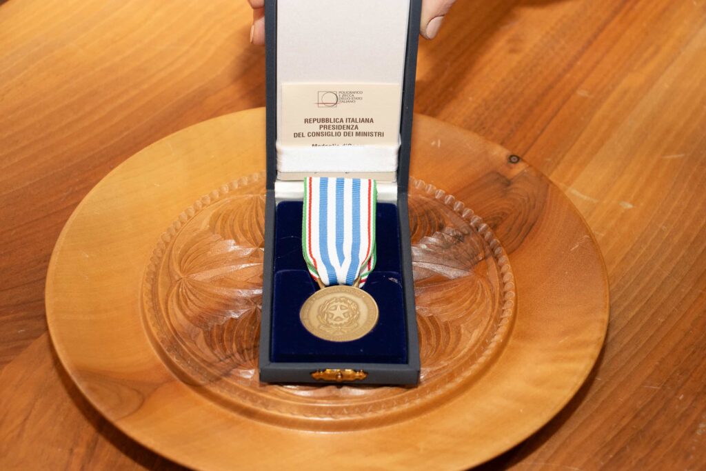 Cerimonia di consegna della medaglia d’onore in memoria di Giuseppe Ghiotti