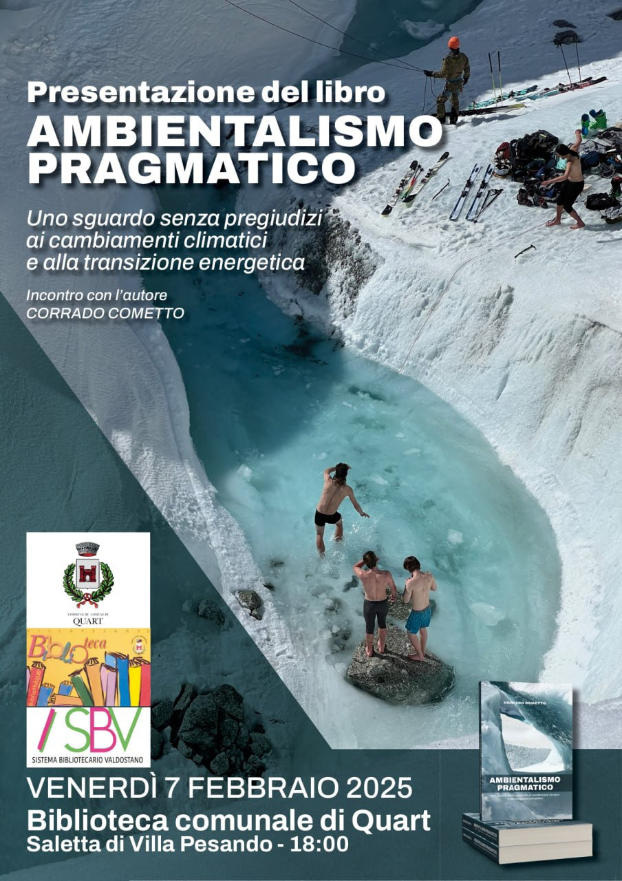 Corrado Cometto presenta il libro Ambientalismo pragmatico