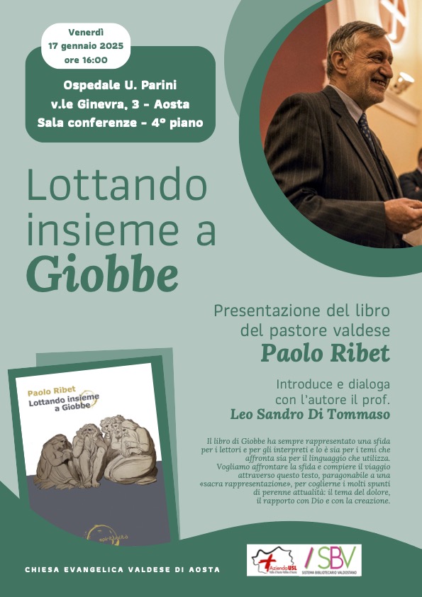 Paolo Ribet presenta il libro Lottando insieme a Giobbe