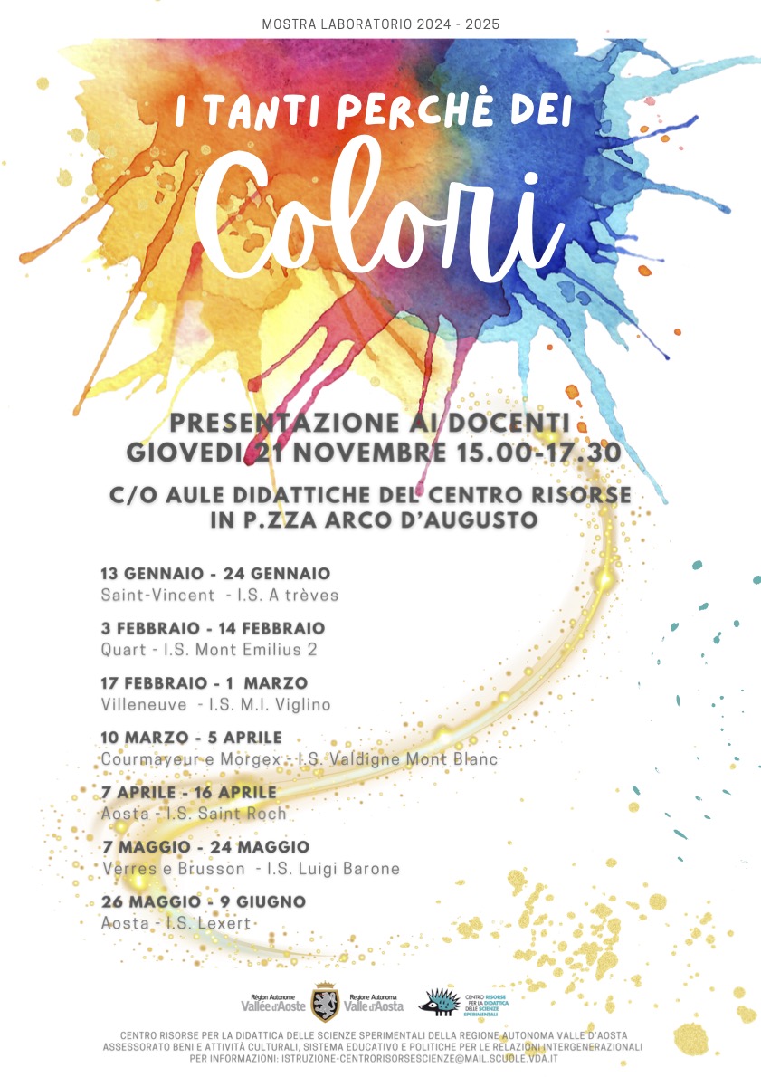 I tanti perché dei colori: una mostra laboratorio itinerante