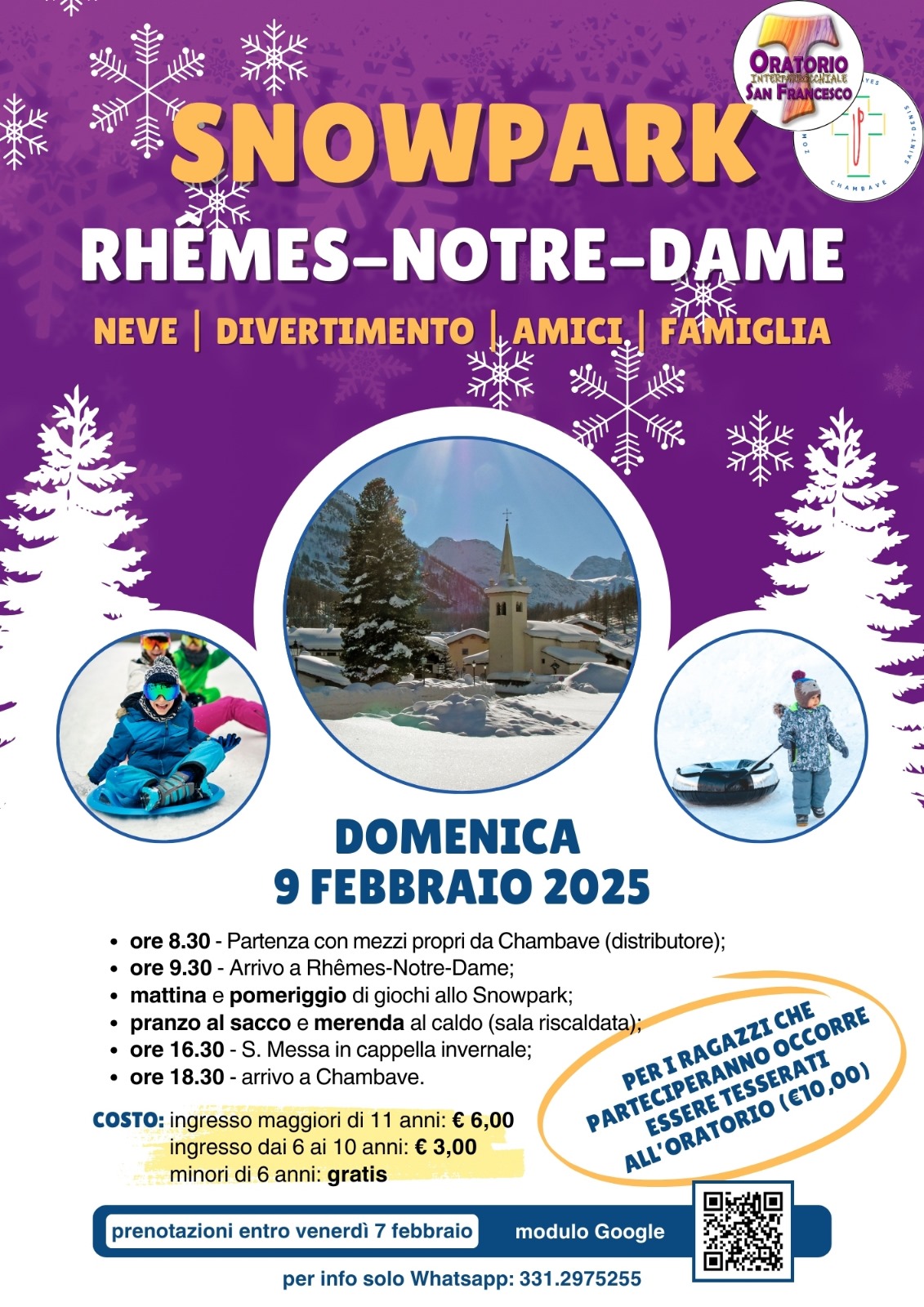 Una giornata di neve e amicizia con l’oratorio di Chambave