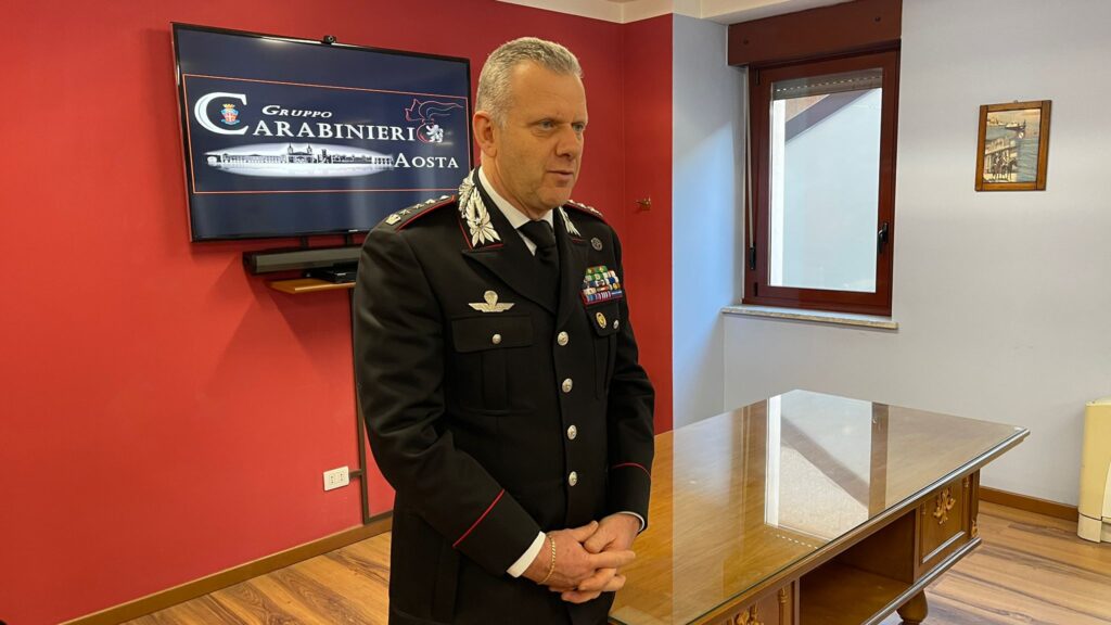 livio propato comandante gruppo Carabinieri Aosta