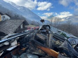 Incendio di un sottotetto a Saint-Marcel