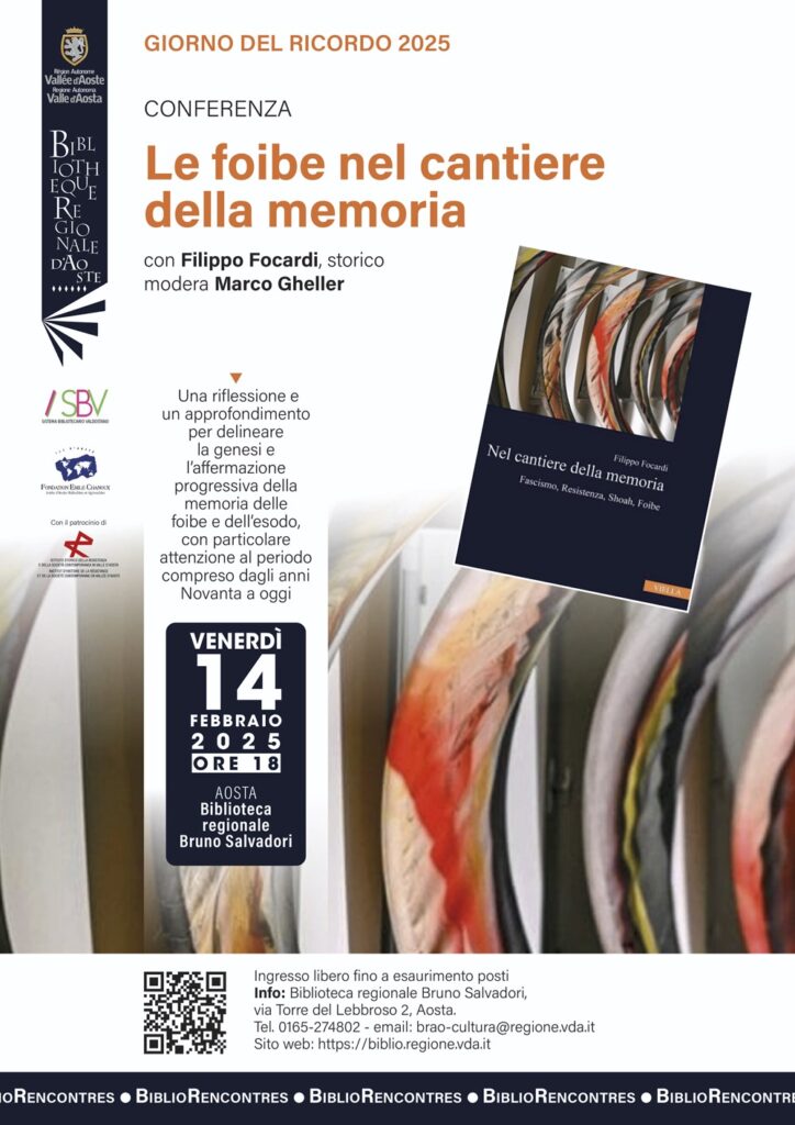 Locandina Le foibe nel cantiere della memoria