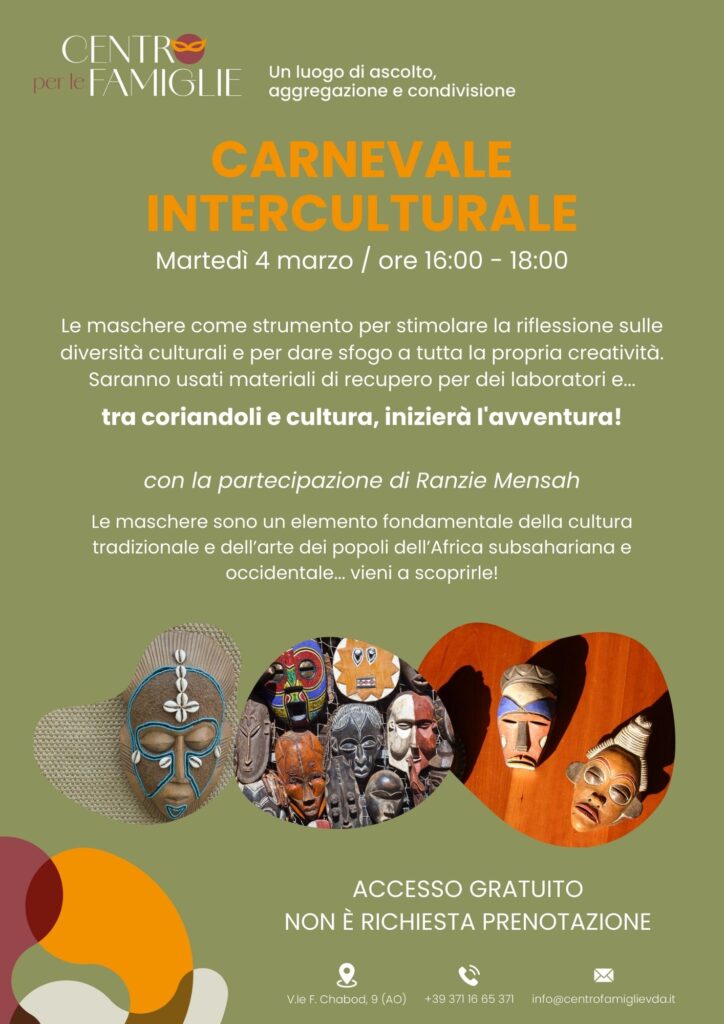Locandina Carnevale interculturale