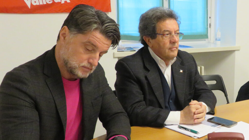 I consiglieri regionali Christian Ganis e Mauro Baccega