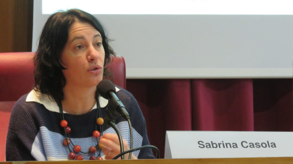 Sabrina Casola, dirigente della Struttura regionale Servizi alla persona, alla famiglia e al disagio abitativo