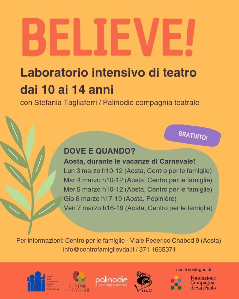 Locandina laboratorio teatro