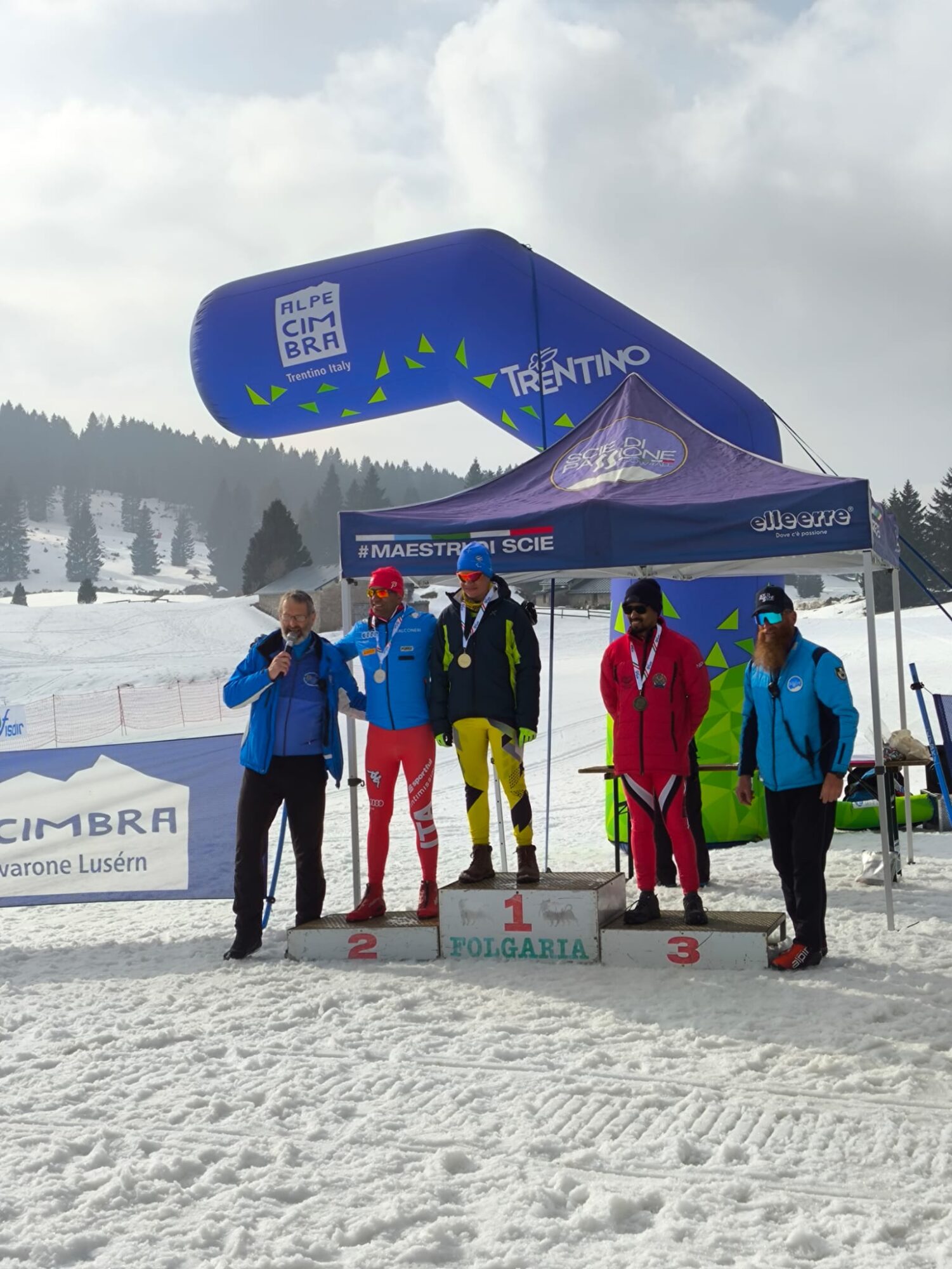 Avres ai Campionati Italiani di sci nordico Fisdir a Folgaria
