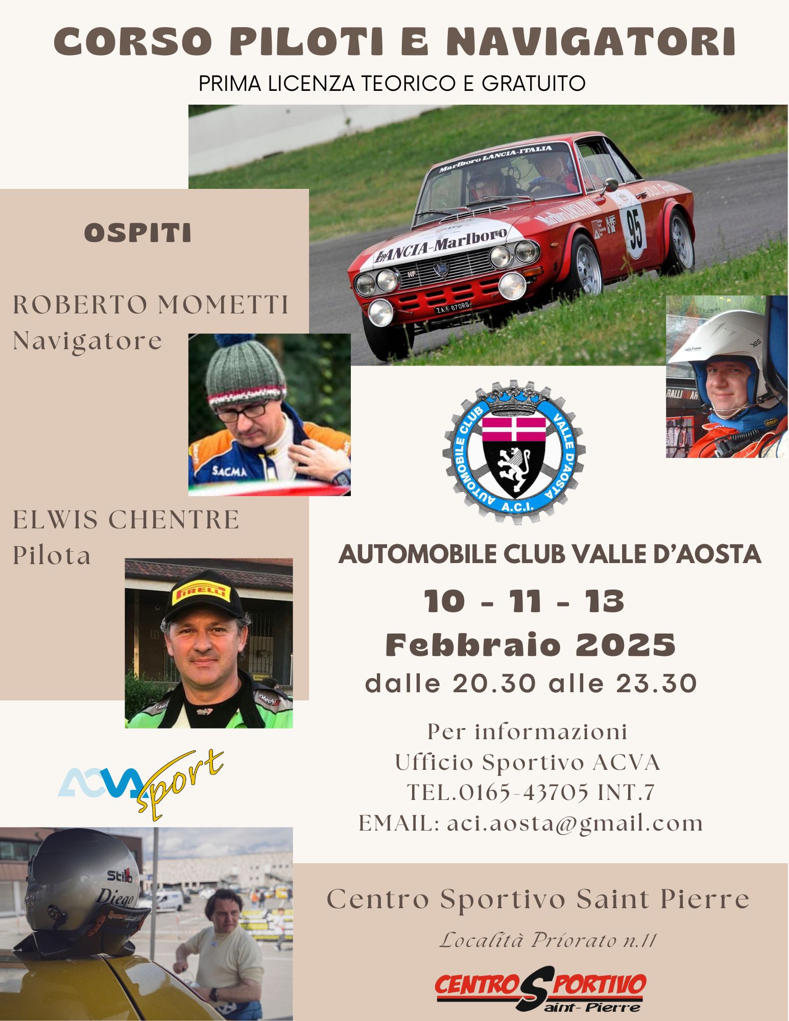 i piloti con i navigatori