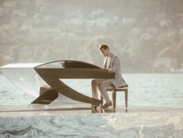 Concerto di Alessandro Martire sulla neve di Courmayeur