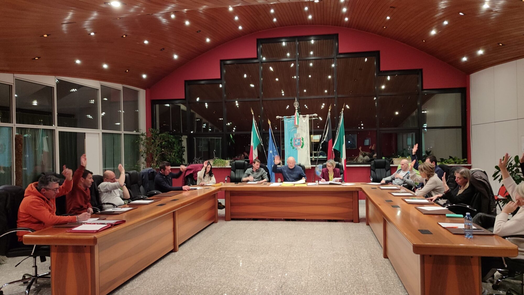 Consiglio comunale a Pollein il 21 febbraio 2025