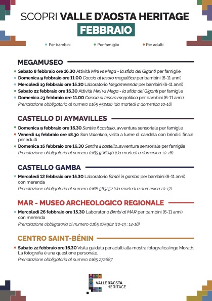 Valle d'Aosta Heritage febbraio 2025