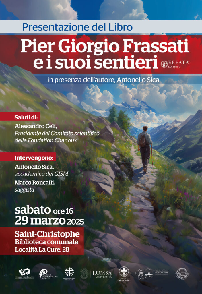 Pier Giorgio Frassati Locandina della presentazione del libro di Antonello Sica