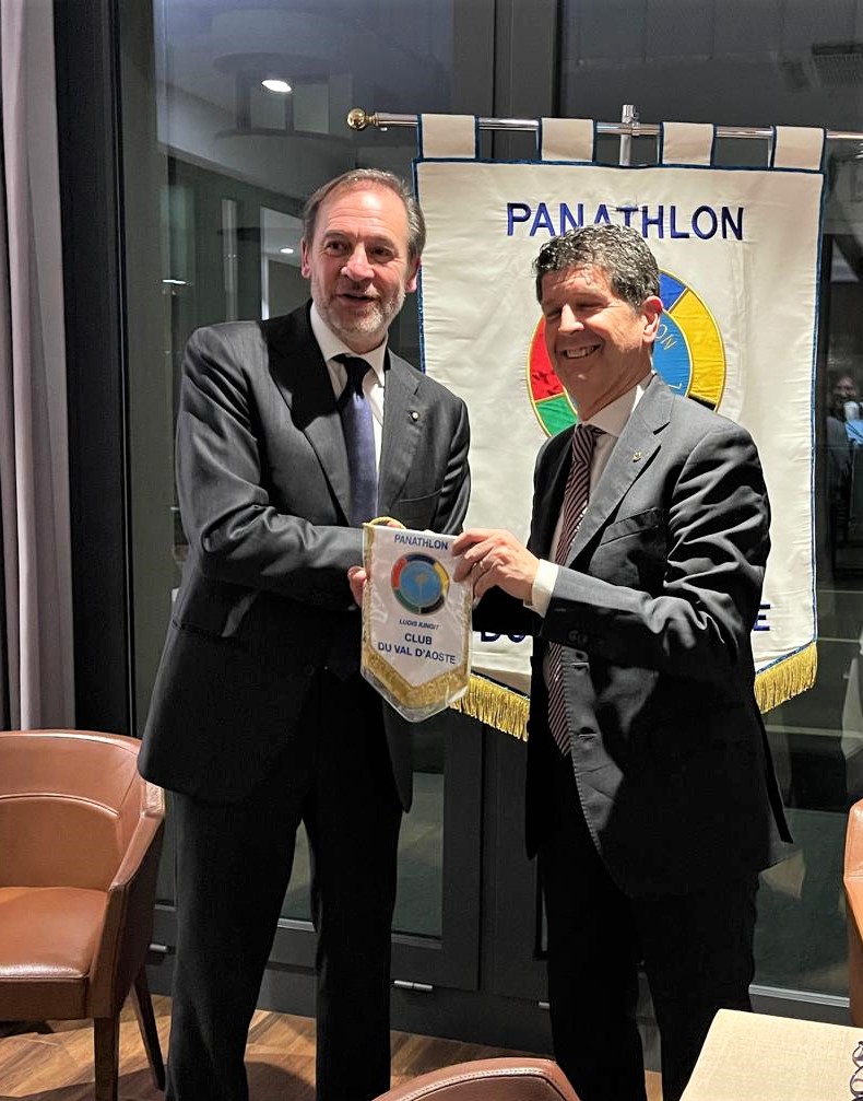 Stefano Mei ospite del Panathlon Club VdA