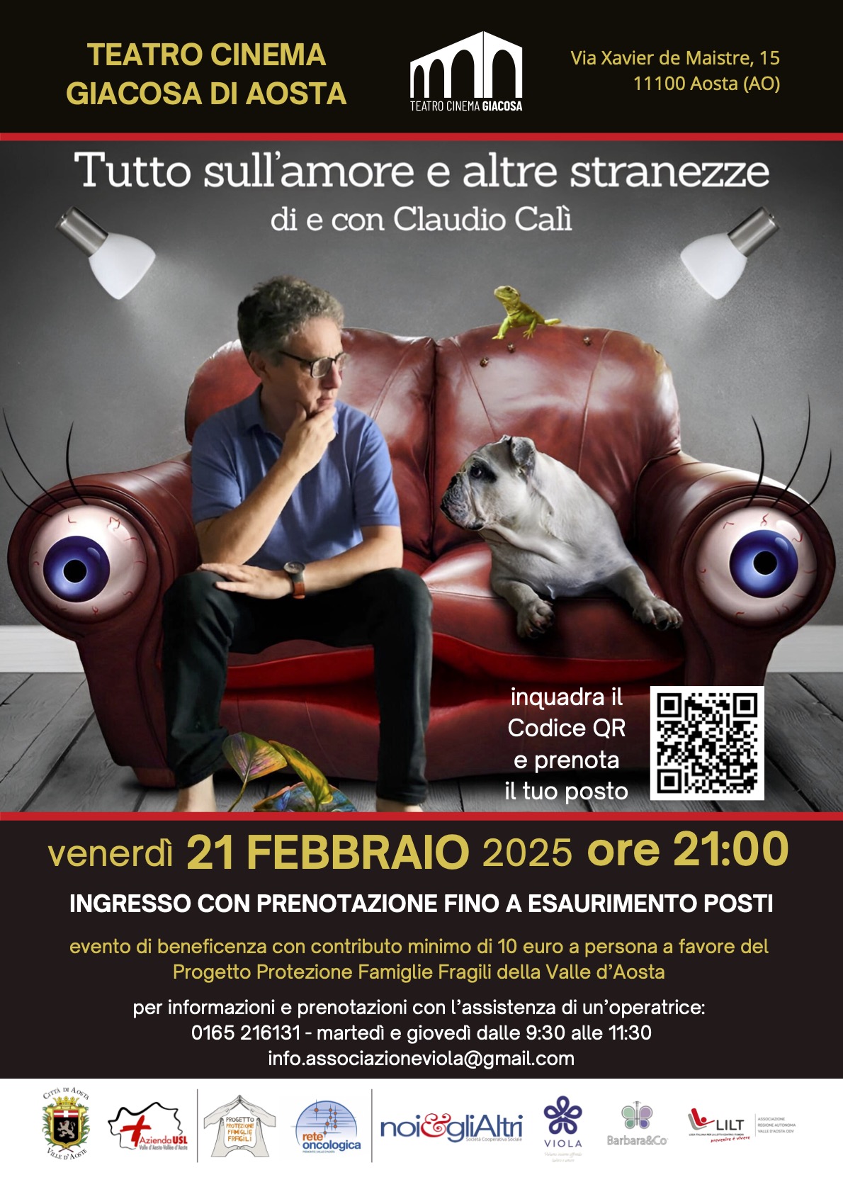 Claudio Calì: Tutto sull’amore e altre stranezze
