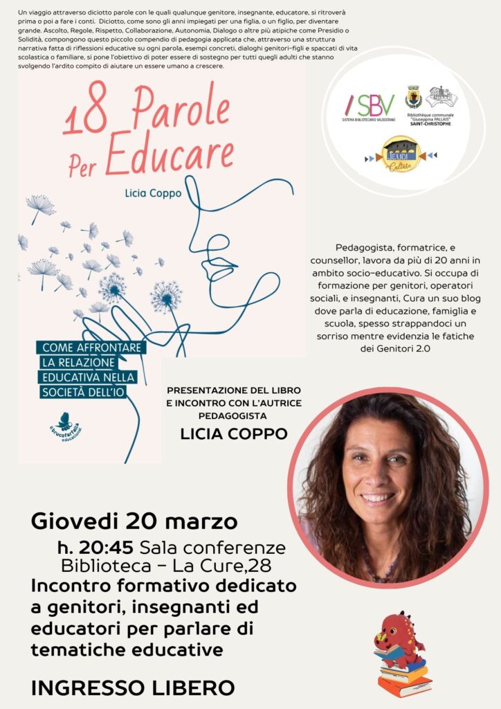 Locandina 18 parole da educare