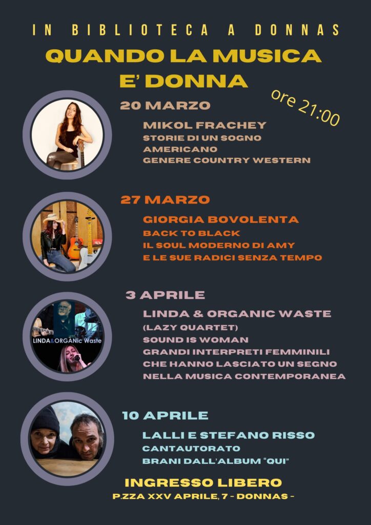 Locandina Quando la musica è donna