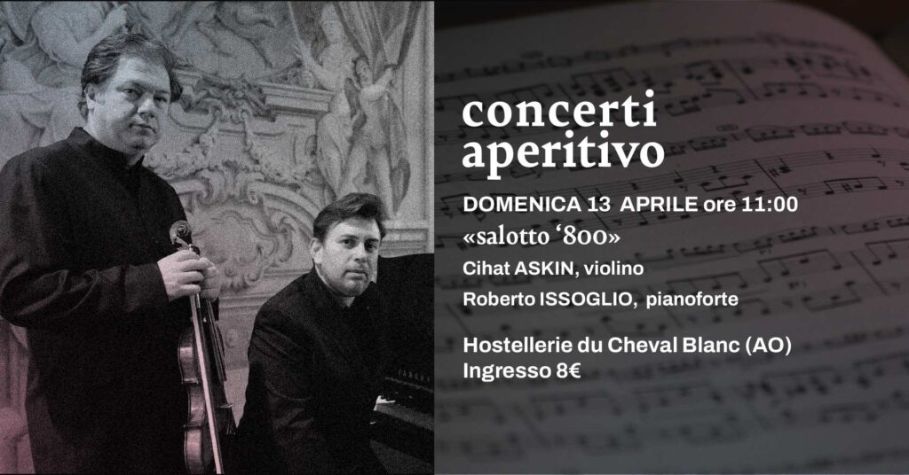Locandina concerti aperitivo "salotto '800"