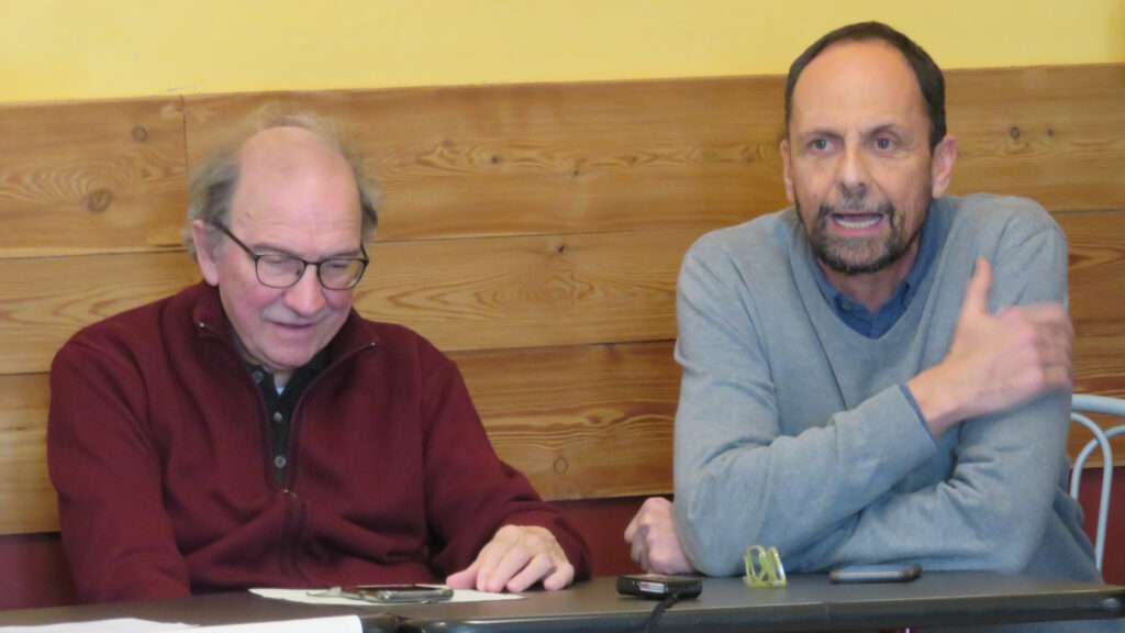 Elio Riccarand ed Eugenio Torrione di Rete Civica