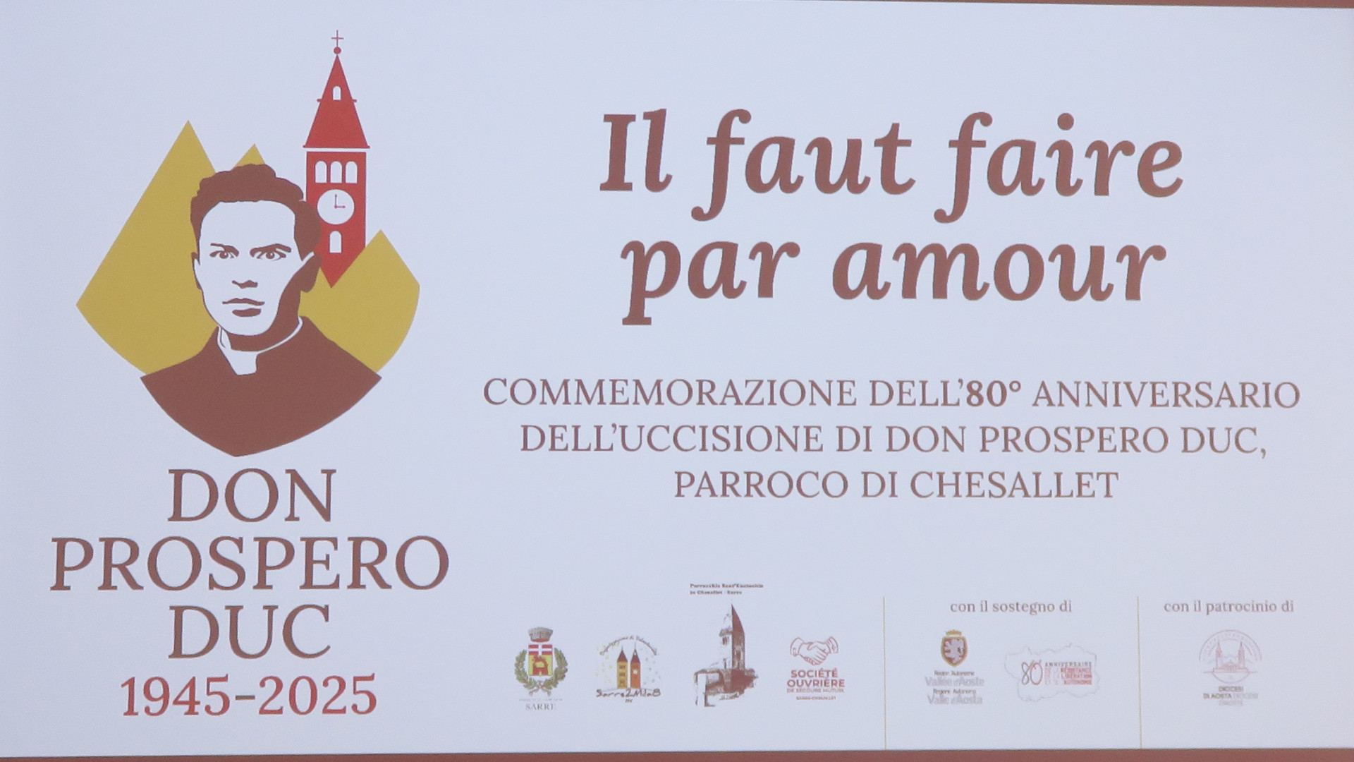 Quattro eventi per commemorare don Prosper Duc