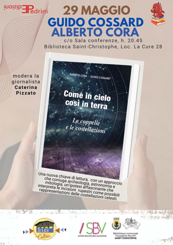 Locandina incontro con Guido Cossard e Alberto Cora