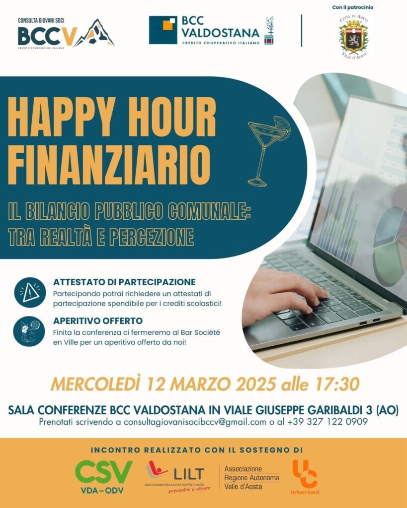 Happy Hour Fifnanziario Bcc Valdostana