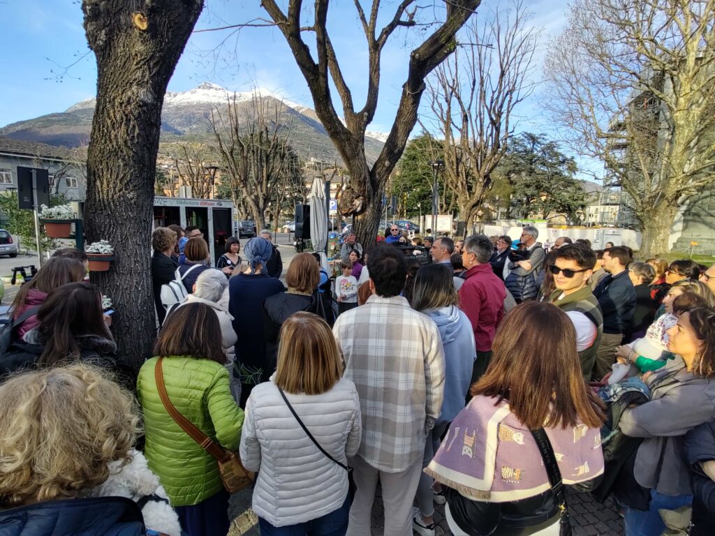 La bibliocabina di piazza Arco d’Augusto ad Aosta