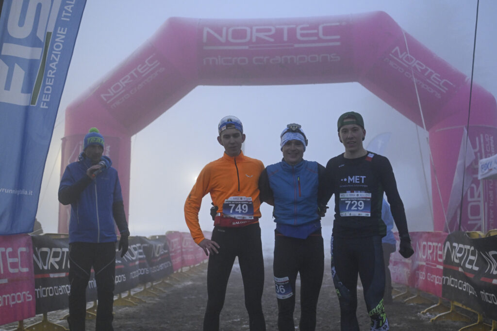 La gara a Schia Monte Caio nel Parmense arrivi