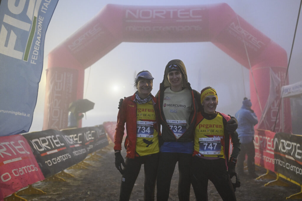 La gara a Schia Monte Caio nel Parmense arrivi secona gara
