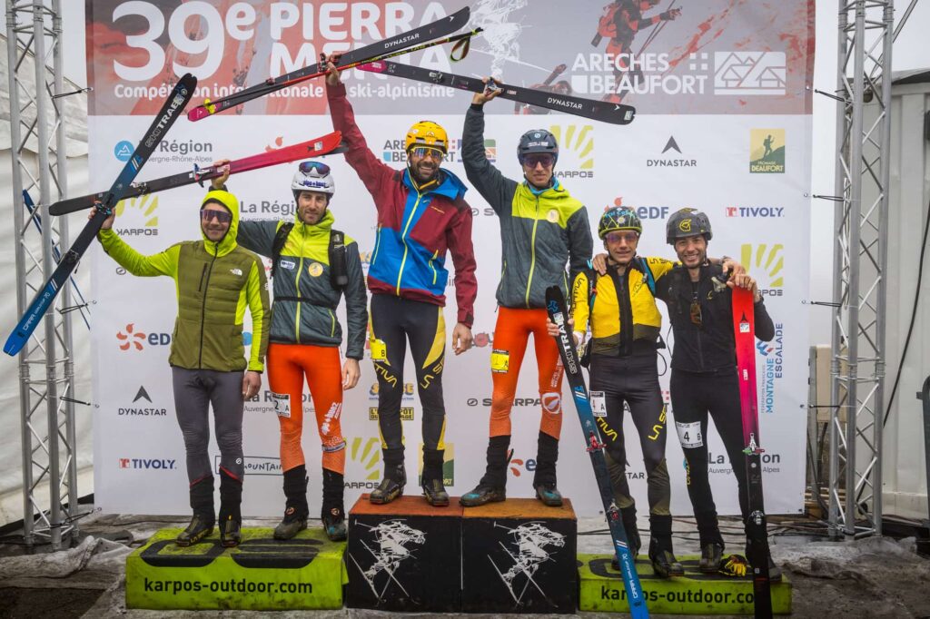 Podio terza Tappa Pierra Menta maschile