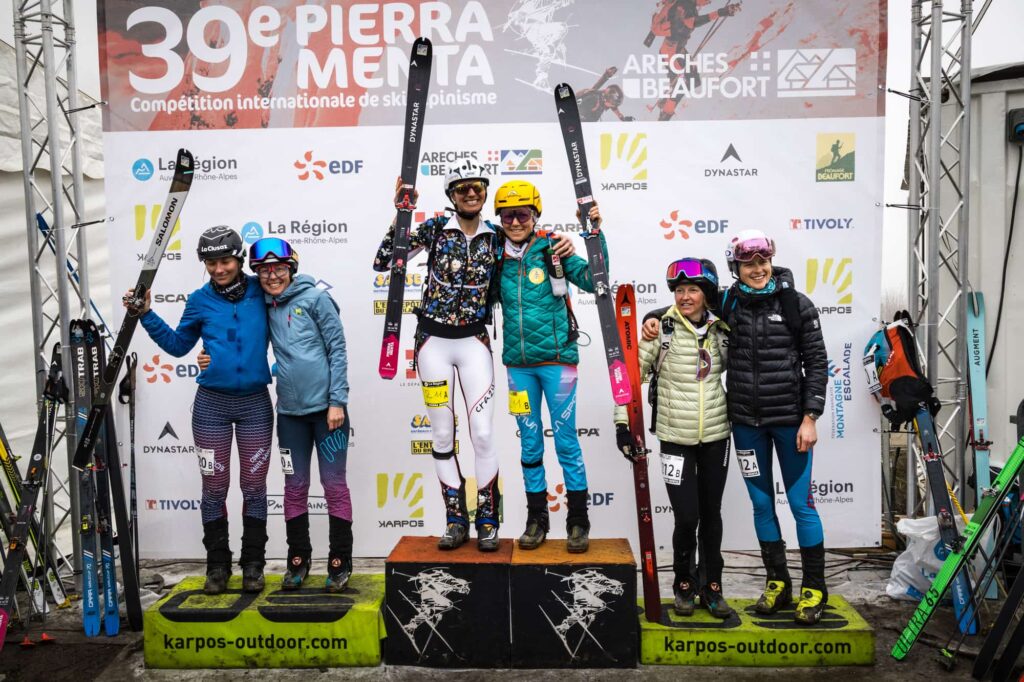 Podio terza Tappa Pierra Menta femminile