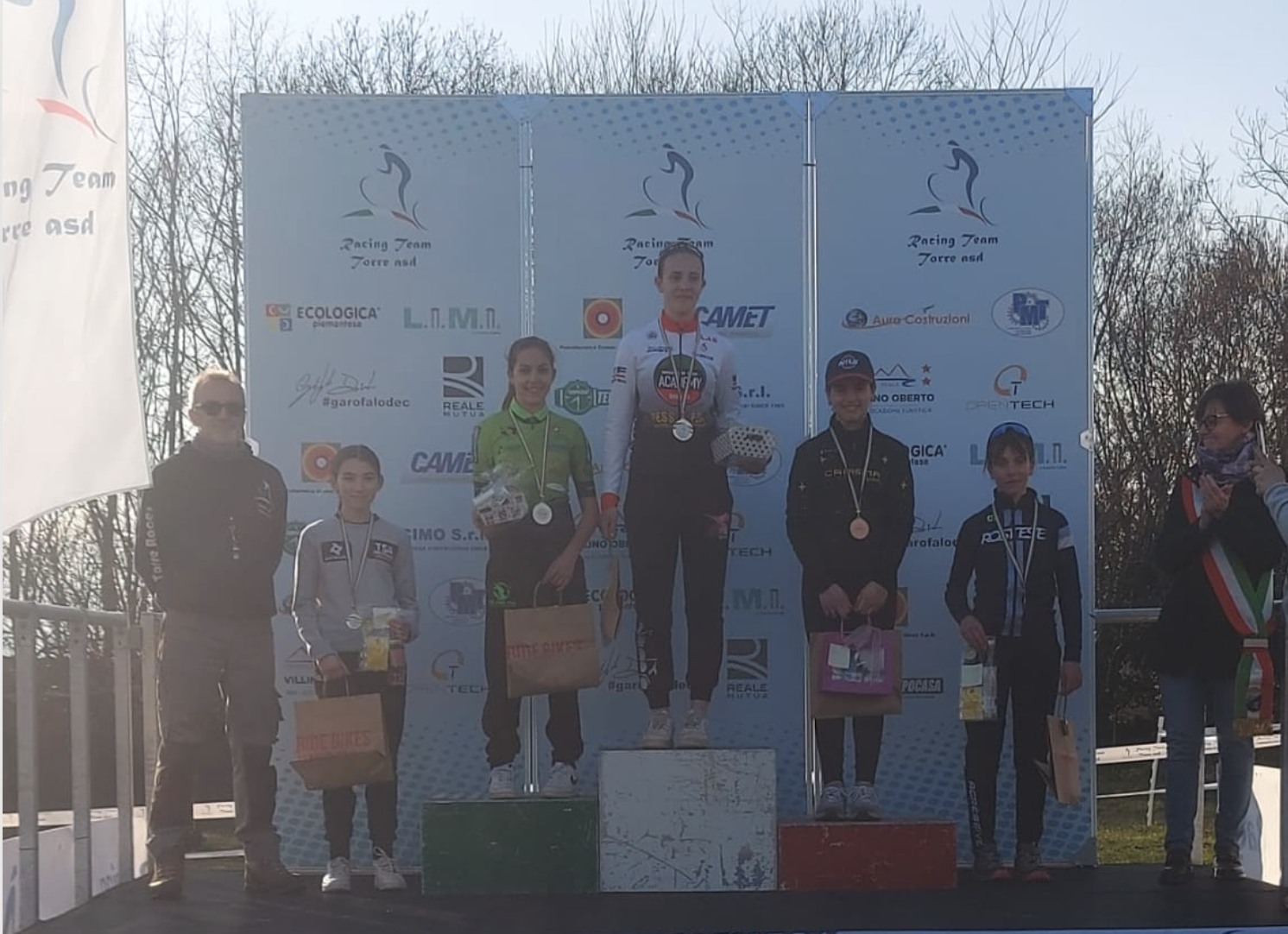 Elisa Giangrasso sul podio dell’8 Verona MTB International
