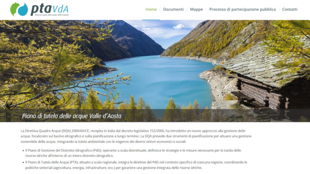 La home page del sito del Pta 2030