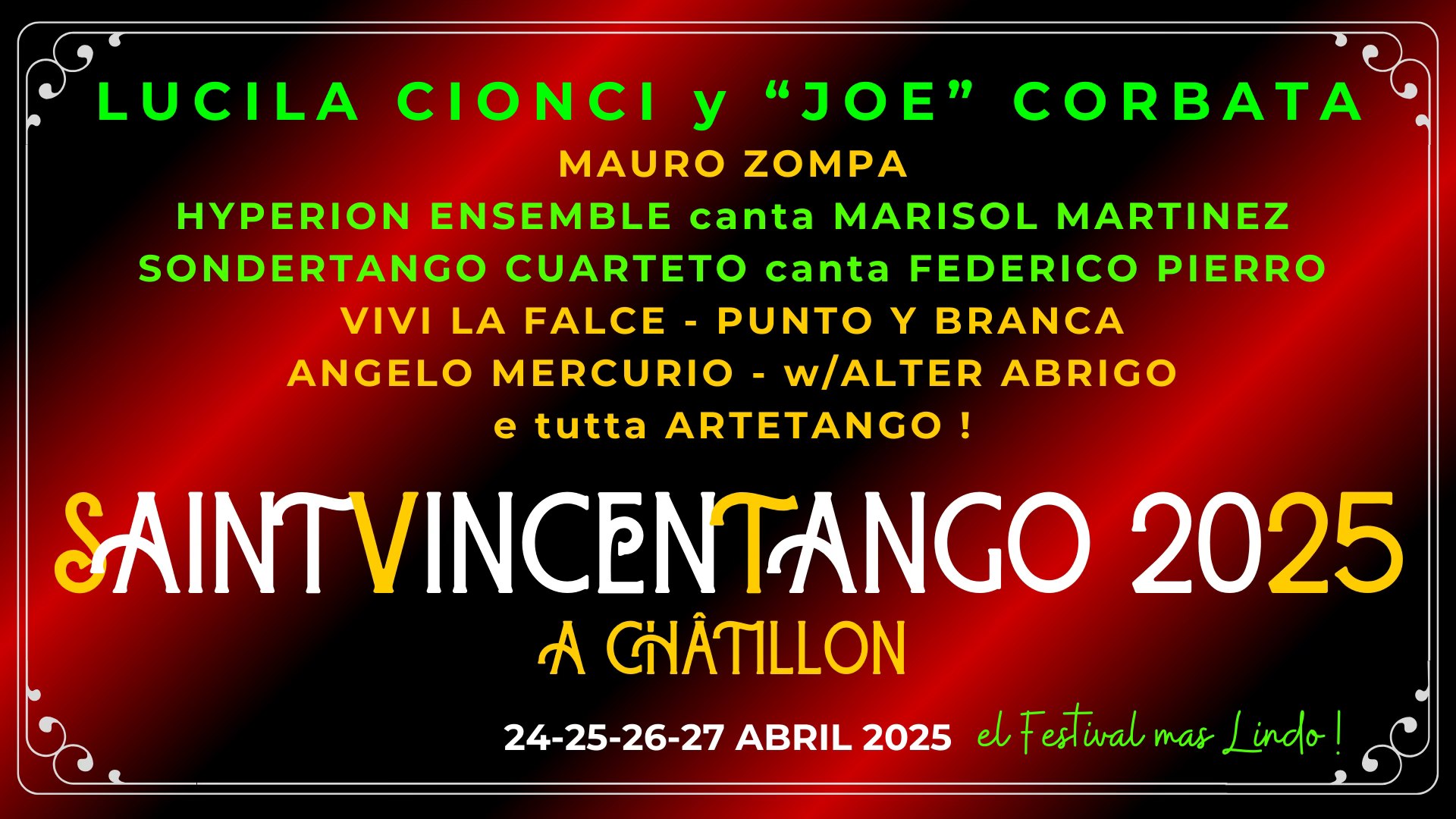 SaintVincenTango 2025