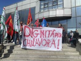 Presidio e sciopero alla Core Informatica