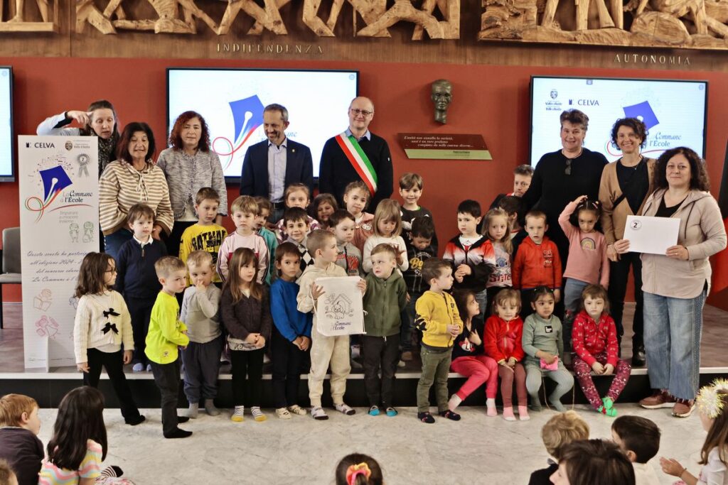 Premiazione al secondo Posto Infanzia della scuola di Donnas capoluogo